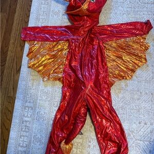 Pottery Barn Red and Gold Dragon Kids Costume